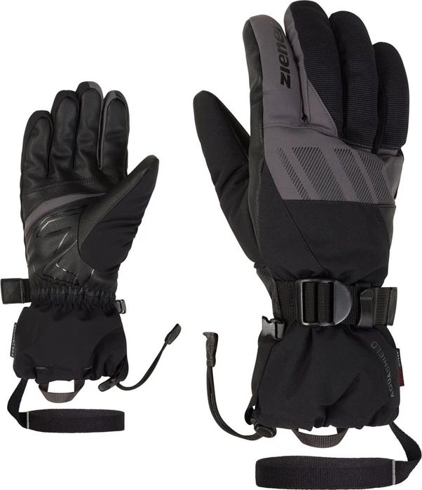 Ziener Ghalion AS Skihandschuhe black/magnet (Herren)