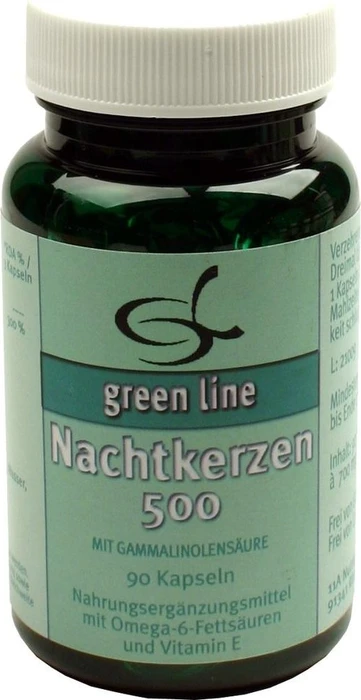 11A Nutritheke Nachtkerzenöl 500 Kapseln, 90 Stück