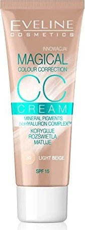 Eveline Cosmetics Magical Colour Correction CC Cream Nr. 50 light beige LSF15, 30ml