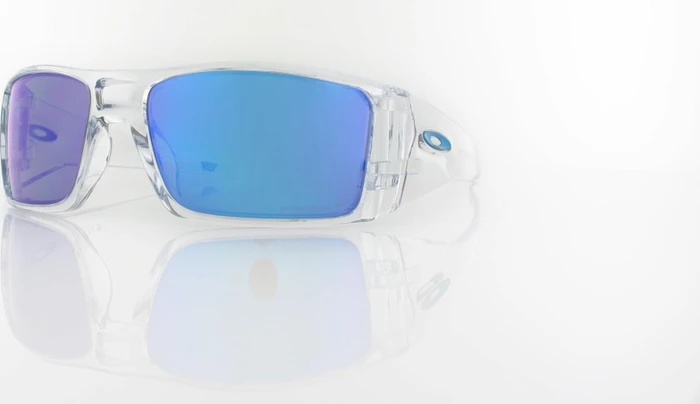 Oakley Heliostat clear/prizm sapphire polarized