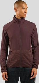 Odlo The Run Easy Warm Hybrid Funktionsjacke fudge (Herren)