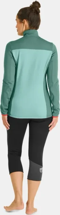 Ortovox Fleece Light Zip Neck Funktionsjacke arctic grey (Damen)