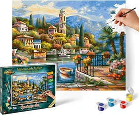 Schipper Arts & Crafts Malen nach Zahlen Am Comer See