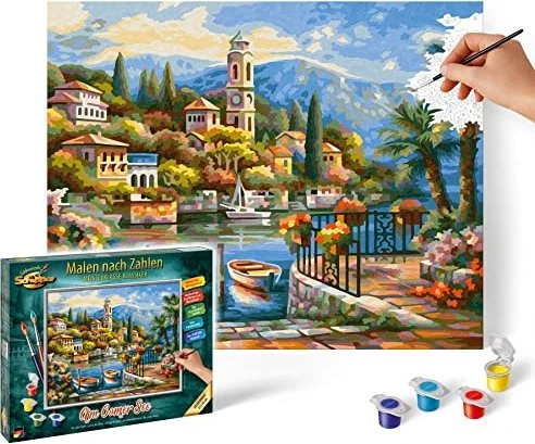 Schipper Arts & Crafts Malen nach Zahlen Am Comer See