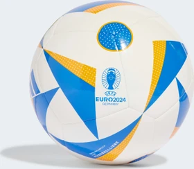adidas UEFA EURO 2024 Fussballliebe Club Fußball white/glow blue/lucky orange