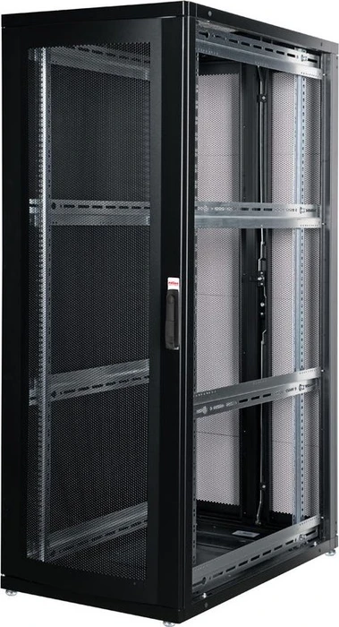 Roline / Secomp Pro Serie 19" Serverschrank 36HE, montiert, Gitternetztür, IP20, RAL 9005, 1000mm tief