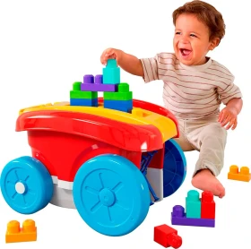 Mattel Mega Bloks Fisher-Price First Builders Kipplaster Klassik mit 20 Bausteinen