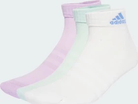 adidas Cushioned Ankle Socken powder plum/white/halo mint, 3 Paare