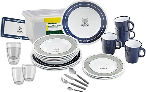 Brunner All Inclusive 36-teilig Geschirrset nautical