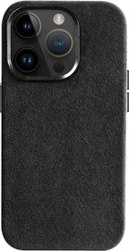 Cyoo Alcantara Cover für Apple iPhone 15 Plus schwarz
