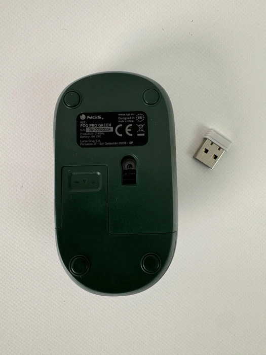 NGS Fog Pro Silent Wireless Mouse grün, USB