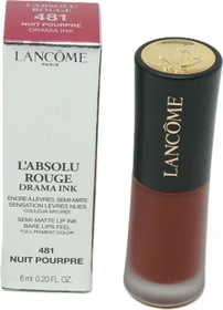 Lancôme L'Absolu Rouge Drama Ink Lippenstift 481 nuit pourpre, 6ml