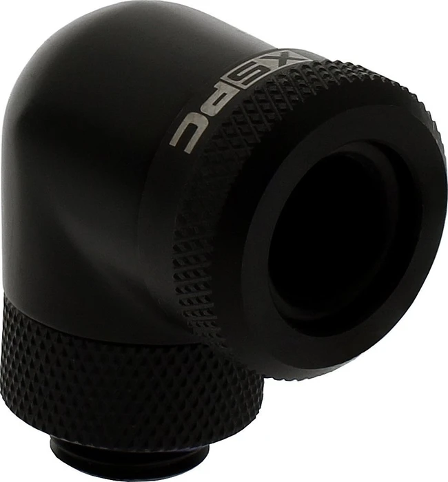 XSPC 90° Rohranschluss G1/4" auf 14mm V2, schwarz matt