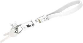 XLayer Key Cable Colour Line USB-A/Micro-USB-B 0.2m weiß