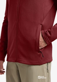 Jack Wolfskin Kolbenberg Full Zip Jacke deep ruby (Herren)