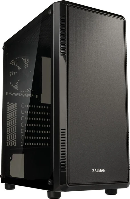 Zalman S4, schwarz, Acrylfenster