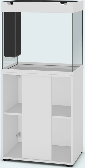 Juwel Lido 120 LED Aquarium-Set mit Unterschrank, weiß/weiß, 120l