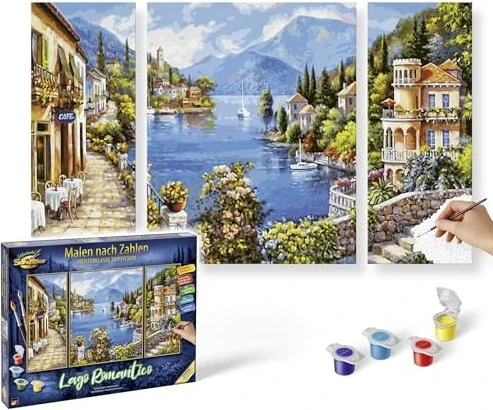 Schipper Arts & Crafts Malen nach Zahlen Lago Romantico