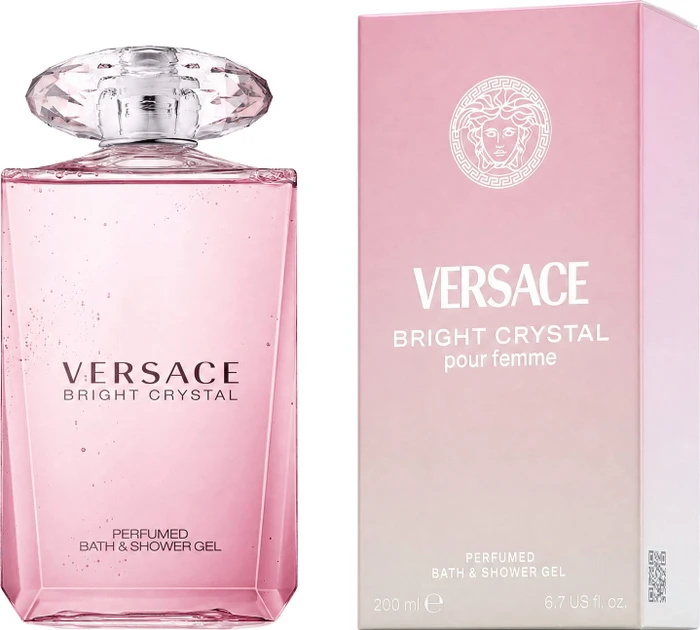 Versace Bright Crystal Bath & Shower Gel, 200ml