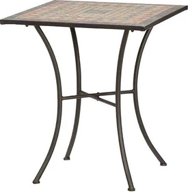 Siena Garden Prato Gartentisch 60x60cm schwarz