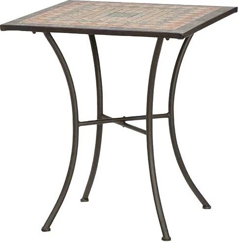 Siena Garden Prato Gartentisch 60x60cm schwarz