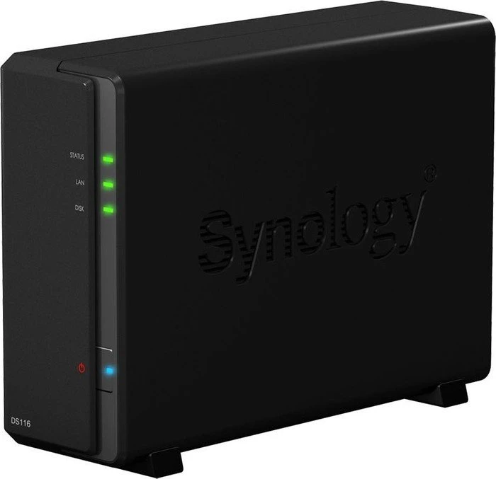 Synology DiskStation DS116, 1GB RAM, 1x RJ-45 1000Base-T, 2x USB-A 3.0