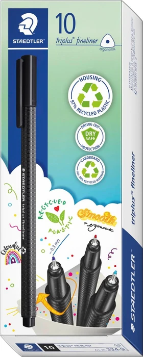 Staedtler triplus fineliner 334 0.3mm lavendel, 10er-Pack