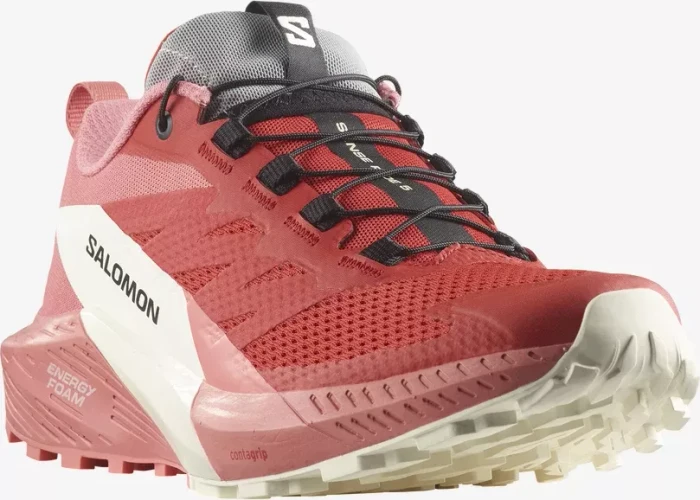 Salomon Sense Ride 5 tea rose/fiery red/vanilla ice (Damen)