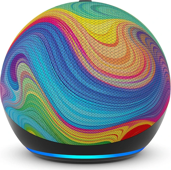 Amazon Echo Dot Kids (5. Generation, 2022) Regenbogenwirbel