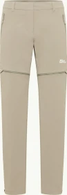 Jack Wolfskin Hikeout Zip Away Zip-Off Hose lang stone (Damen)