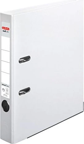 Herlitz maX.file protect plus Ordner 2-Ring, 50mm, A4, weiß