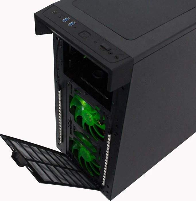 Nanoxia CoolForce 2 Rev. B schwarz, schallgedämmt