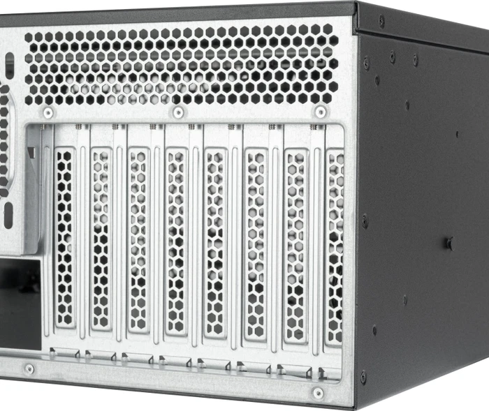 SilverStone RM4A, Rackmount Storage, grau/schwarz, 4HE, ATX
