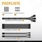 EZDIY-FAB 12VHPWR Cable Kit, 1x 24-Pin, 2x 4/8-Pin ATX, 1x 12VHPWR/3x 8-Pin PCIe, 16AWG, schwarz Vorschaubild
