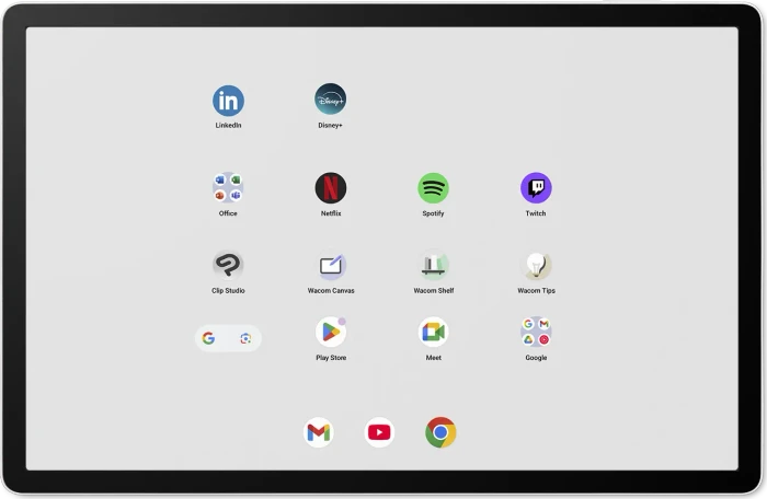 Wacom MovinkPad Pro 14, hellgrau, Snapdragon 8s Gen 3, 12GB RAM, 256GB Flash