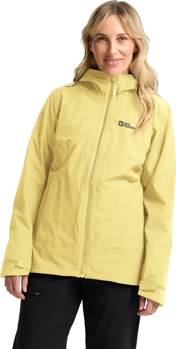 Jack Wolfskin Moonrise 3in1 Funktionsjacke lemon ice (Damen)