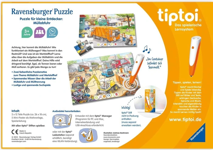 Ravensburger tiptoi Puzzle: Puzzle für kleine Entdecker: Zoo