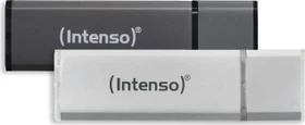 Intenso Alu Line 32GB anthrazit/silber, USB-A, USB 2.0, 2er-Pack
