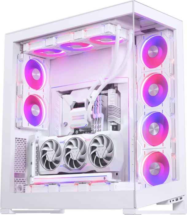 Phanteks Premium Vertical GPU Bracket Riser Card, gewinkelt, PCIe 4.0, 220mm, weiß
