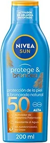 Nivea Sun Protect & Bronze Sun Lotion LSF50, 200ml