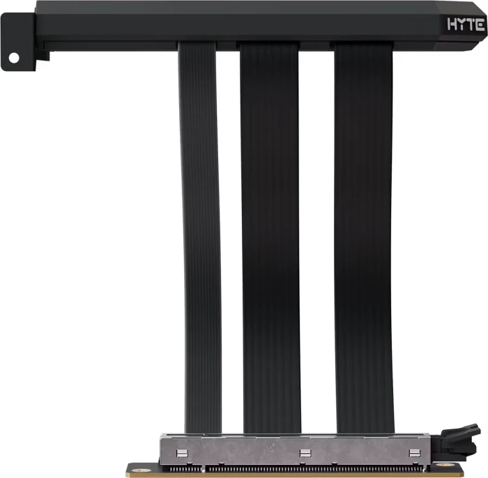 Hyte Hyper Riser Kabel, gewinkelt, PCIe 5.0, 200mm, schwarz
