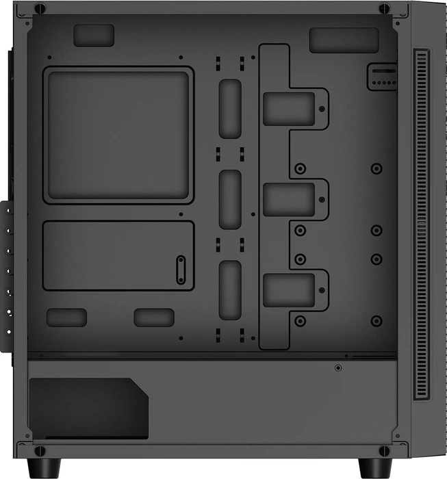 DeepCool Matrexx 55 Mesh, schwarz, Glasfenster