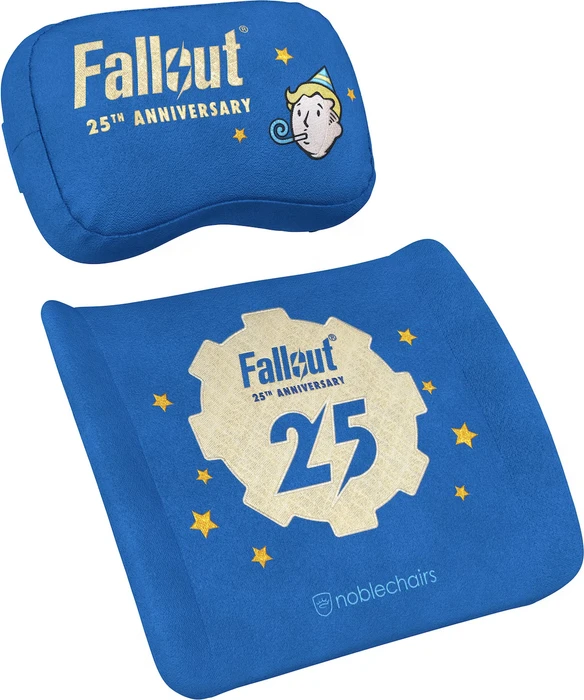 noblechairs Kissen-Set Fallout 25th Anniversary Edition, blau