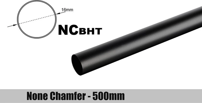 Bitspower Messing Hardtube 16mm, schwarz matt