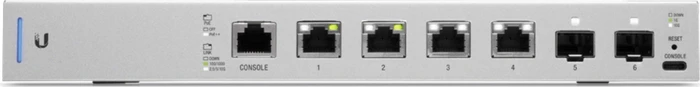 Ubiquiti UniFiSwitch 6 XG Desktop 10G Managed Switch, 4x RJ-45, 2x SFP+, PoE++