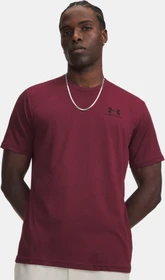 Under Armour Sportstyle Left Chest Funktionsshirt kurzarm vintage maroon/black (Herren)