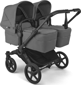 Bugaboo Donkey 6 Twin Gestell schwarz moon grey