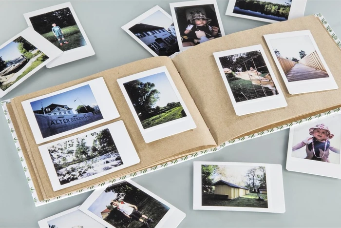 Hama Buch Fotoalbum Cool Story 18x13 / 20 braune Seiten