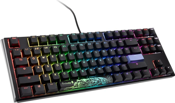 Ducky One 3 TKL PBT, LEDs RGB, Classic Black, MX RGB BLACK, USB, US