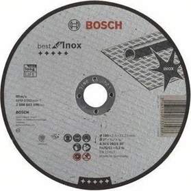 Bosch Professional A30VBF Best for Inox Trennscheibe, 180x2.5x22.23mm, 1 Stück